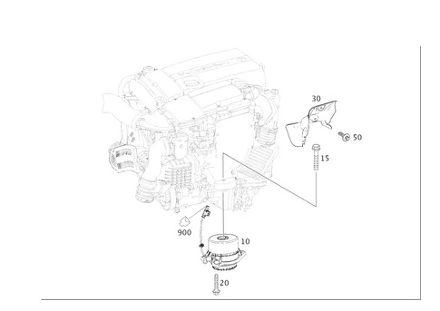 Engine Suspension for 2017 Mercedes-Benz S550e #0