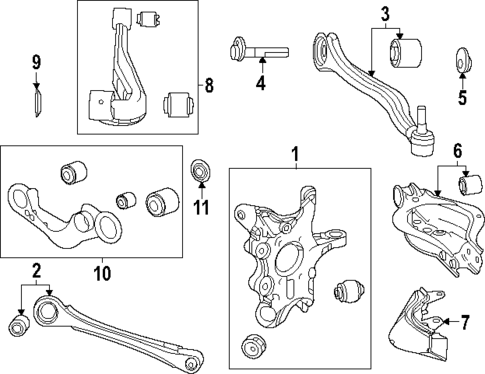 Rear Suspension for 2025 Lexus TX350 #0