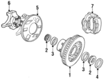 4364826 - Brakes: Hub &amp; Rotor for Dodge: D100, D150, Ramcharger, W100, W150, W250, W350 Image