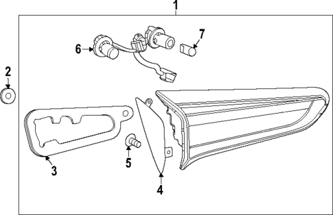 Backup Lamps for 2025 Buick Encore GX #1
