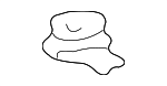 743260C020 - Body: Sun Visor Support for Toyota Image