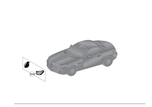 Lighting Unit for 2014 Mercedes-Benz SLK250 #0