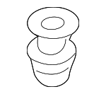 861552H100 - Body: Cowl Grille Retainer for Genesis: Electrified G80, Electrified GV70, G70, G80, G90, GV60, GV70, GV80, GV80 Coupe | Hyundai: Accent, Azera, Elantra, Elantra Coupe, Elantra GT, Equus, Genesis, Genesis Coupe, Ioniq, Ioniq 5, Kona, Kona Electric, Kona N, Tucson, Veloster, Veloster N, Venue, Veracruz Image