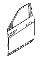 LR138378 - Body: Door Shell for Land Rover: Range Rover Evoque Image