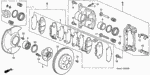 45019S5DA00 - Chassis: CALIPER SUB-ASSY., L. FR. for Honda Image