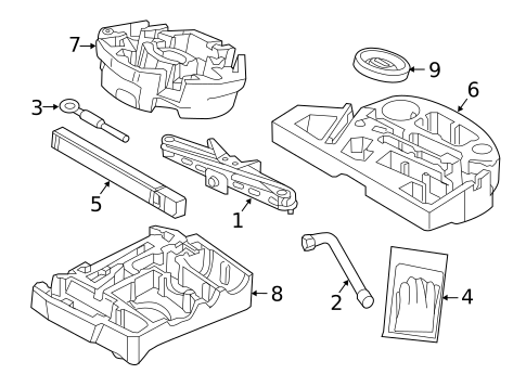 Jack & Components for 2019 Volvo XC90 #0