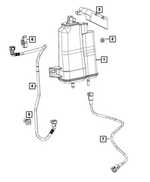52029621AA - Emission Controls: Fuel Vapor Canister Filter for Jeep: Renegade Image