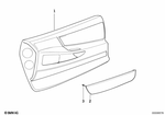 51418128480 - Vehicle Trim: Door Pocket, Right for BMW: 850Ci Image image