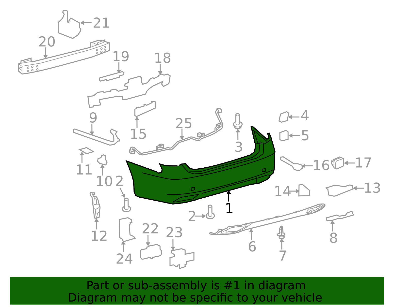 2007-2009 Lexus LS460 Bumper Cover 52159-50908 | OEM Parts Online