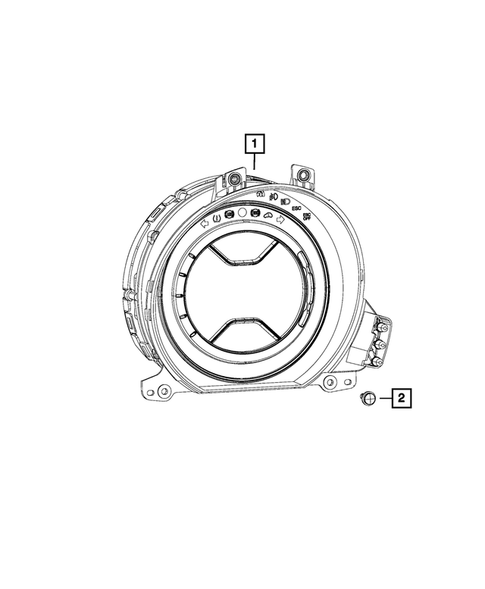 Instrument Panel Cluster for 2013 Fiat 500 #1