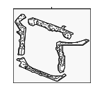 60400SNEA01ZZ - : Radiator Support for Honda: Civic Image