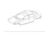 2196001005 - Body Shell: Body-in-White for Mercedes-Benz: CLS500, CLS55 AMG, CLS550, CLS63 AMG Image