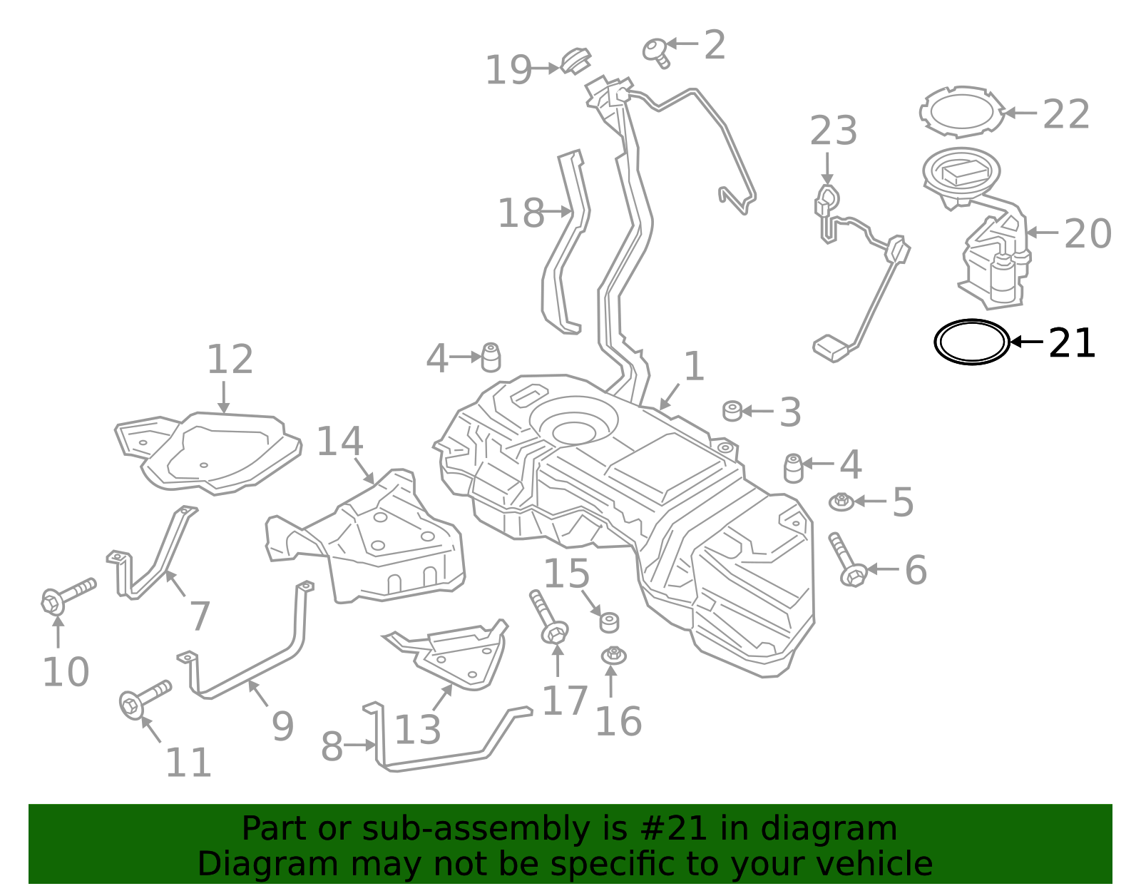 Fuel Pump Gasket - Porsche (WHT-005-184)
