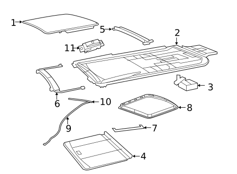 Sunroof for 2010 Volkswagen Routan #0