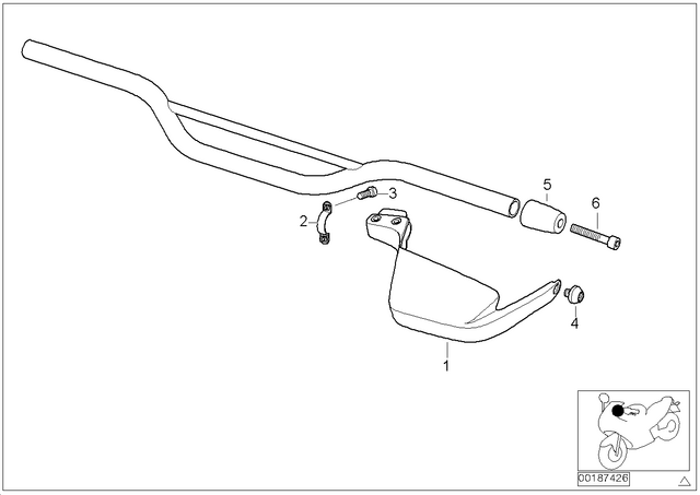 71607659140 - : Pipe Clamp                for BMW-Motorrad Image