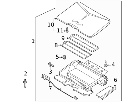 Cargo Area for 2023 Kia Niro EV #0