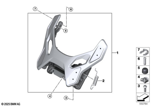 Motorcycle Trim Section, Windshield for 2026 BMW-Motorrad R 1300 RS #6