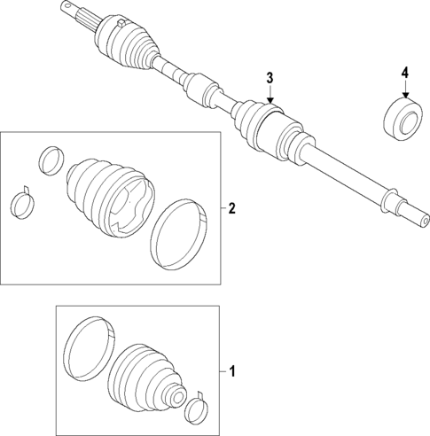 Axle Shafts & Joints for 2022 INFINITI QX60 #0