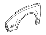 60210SL0A90ZZ - Body: Fender for Acura Image