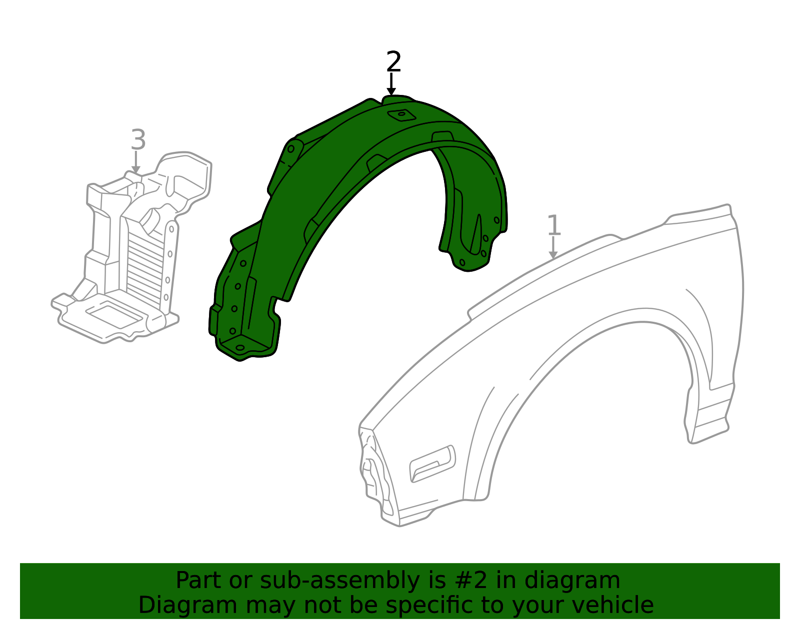 1997-2001 Acura NSX Fender Liner 74151-SL0-020 | OEM Parts Online