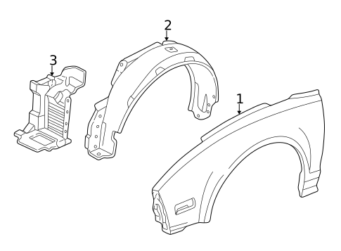 Fender & Components for 1997 Acura NSX #0