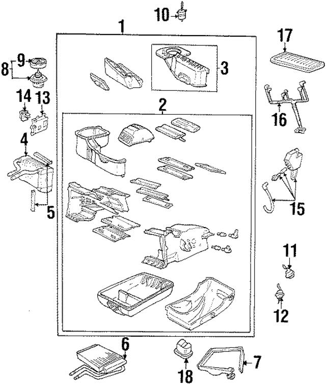 YW2Z18504AA - HVAC: Fan for Ford Image