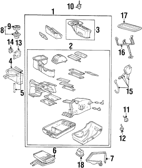 HVAC Case for 1995 Mercury Mystique #0