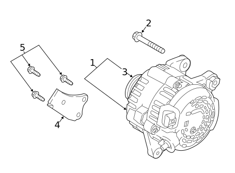 Alternator for 2018 Hyundai Elantra #0