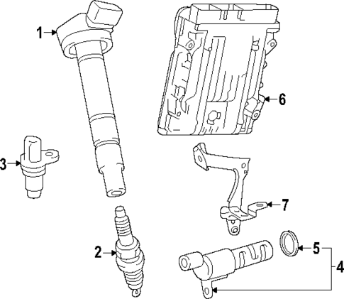 Ignition System for 2024 Toyota Sequoia #0