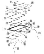 68357670AB - : Sunroof Seal for Mopar Image