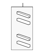 5143705AA - Brakes: Caliper Hardware Kit for Jeep: Commander, Grand Cherokee Image