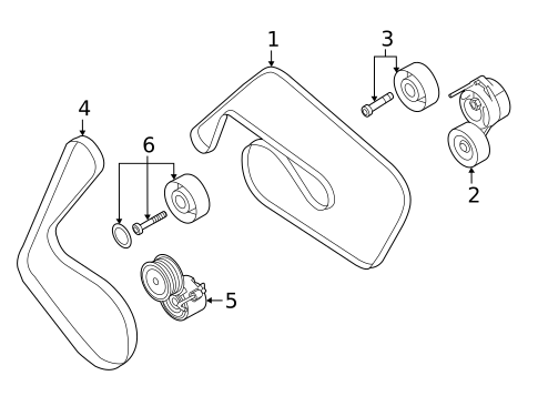 Belts & Pulleys for 2017 Audi A6 Quattro #0