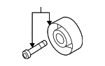 Accessory Drive Belt Idler Pulley