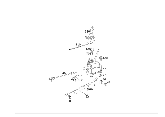 1992670824 - : Center Gearshift for Mercedes-Benz: SLR McLaren Image