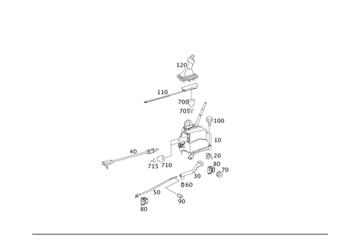Floor Shift, Automatic Transmission for 2009 Mercedes-Benz SLR McLaren #0