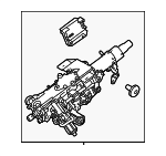 452500E220 - Steering: Steering Column for Lexus: RX350, RX350h, RX450h+, RX500h, TX350, TX500h, TX550h+ Image