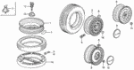 42700SG0506 - Chassis: DISK, WHEEL (4-TX15) for Acura Image