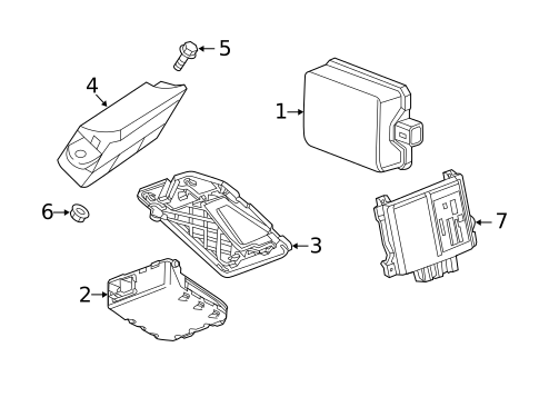 Parking Aid for 2014 Cadillac SRX #1