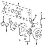 5873134001 - : Brake Hydraulic Hose for Hyundai Image