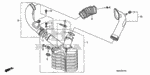 17115PWA000 - Electrical/Exhaust/Heater/Fuel: RUBBER, ENGINE COVER MOUNTING for Honda Image