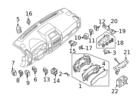 Controls for 2004 INFINITI QX56 #0
