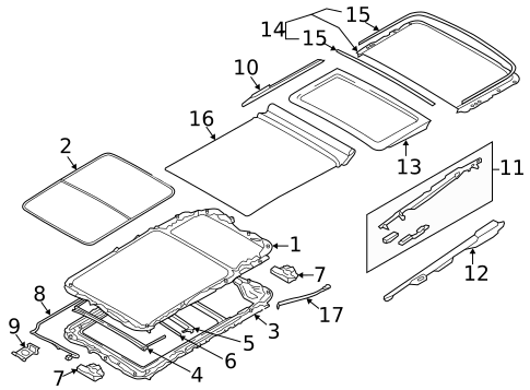 Sunroof for 2015 BMW 335i GT xDrive #0