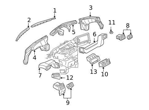 Ducts for 2004 Chrysler Crossfire #0