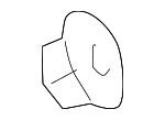 90182A0027 - Body: Mirror Assembly Nut for Lexus: ES350, GS F, GS300, GS350, GS450h, IS F, RX350, RX350L, RX450h, RX450hL Image
