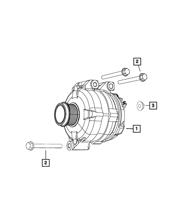 6502720 - Electrical: Hex Flange Lock Nut for Mopar Image