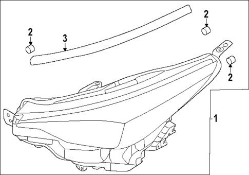 Headlamp Components for 2025 Subaru Impreza #0