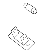 1638200066 - Electrical: License Lamp for Mercedes-Benz Image