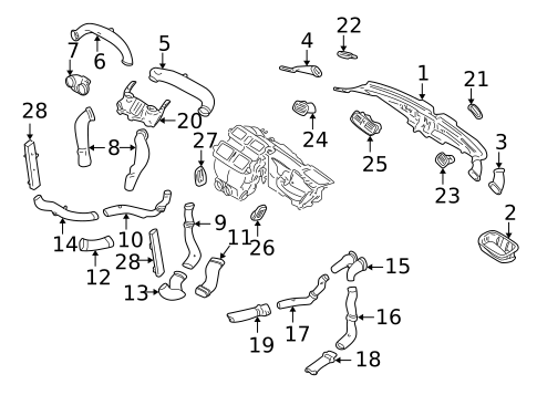 Ducts for 2007 Volvo XC70 #0