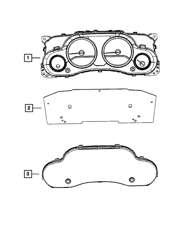 5172269AE - : Instrument Panel Cluster for Mopar Image