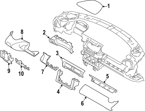 Instrument Panel Components for 2025 Toyota GR86 #0